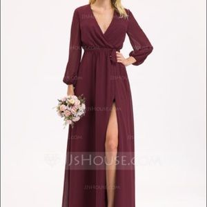 Custom bridesmaid dress unworn Plus Tall